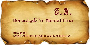 Borostyán Marcellina névjegykártya
